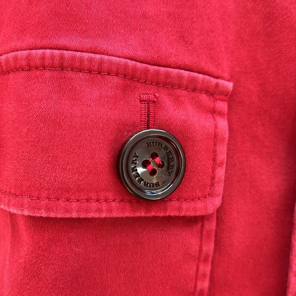 Burberry Unisex Toddler Red Jacket Size 3T - Picture 3 of 8